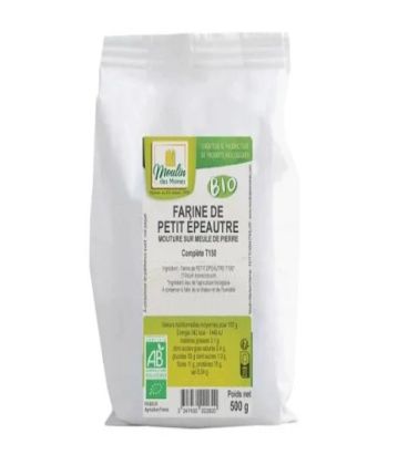 Moulin des Moines Farine de Petit Épeautre T150 500 g طحين القمح الصغير