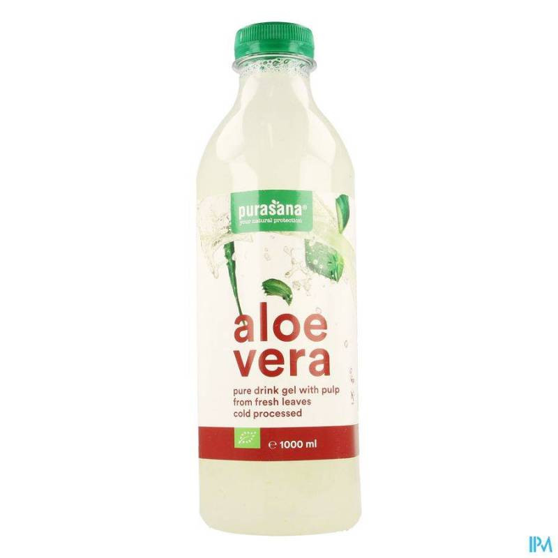 Purasana Jus Aloe Vera avec Pulpe BIO 1l عصير الألوفيرا مع اللب