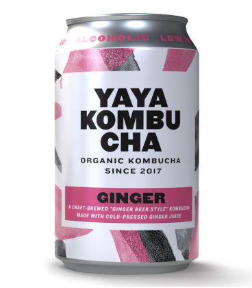 Yaya kombucha gingembre 330ml يايا كومبوتشا زنجبيل