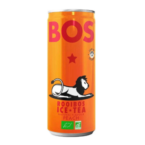 Bos ice tea pêche 250ml شاي مثلج بنكهة الخوخ