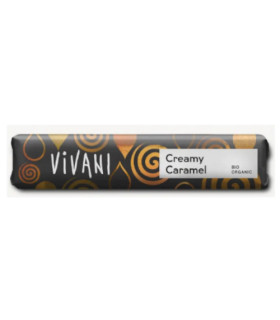 Vivani barre de chocolat creme caramel 40g فيفاني لوح شوكولاتة كريم كراميل