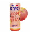 Kyo Kombucha Canette Peche Sureau 330Ml كيو كومبوتشا خوخ و زهرة البيلسان