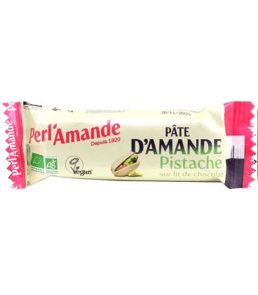 Perl Barres De Pate D Amande Pistache Chocolat 25G بار اللوز بالفستق والشوكولاتة بيرل