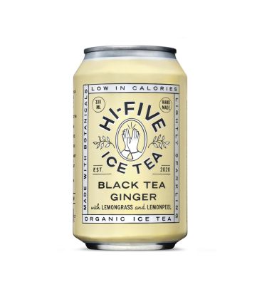 Hi Five Ice Tea Gingembre The Noir 330ML هاي فايف شاي مثلج زنجبيل شاي أسود