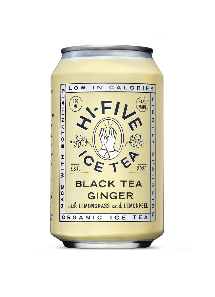 Hi Five Ice Tea Gingembre The Noir 330ML هاي فايف شاي مثلج زنجبيل شاي أسود