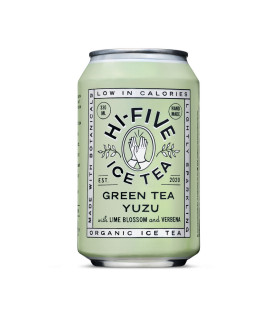 Hi Five Ice Tea Yuzu The Vert 330ML هاي فايف شاي مثلج يوزو شاي أخضر