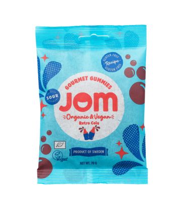 Jom Gummies Sour Cola 70G جوم حلويات غومي بنكهة الكولا الحامضة