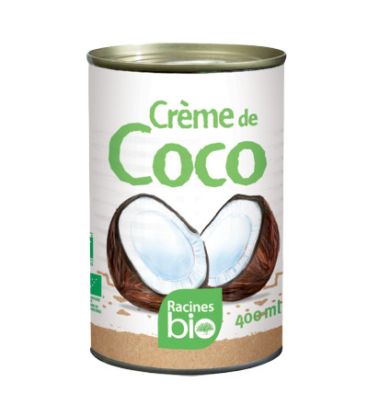 Racines Bio Creme de Coco 400ml كريمة جوز الهند