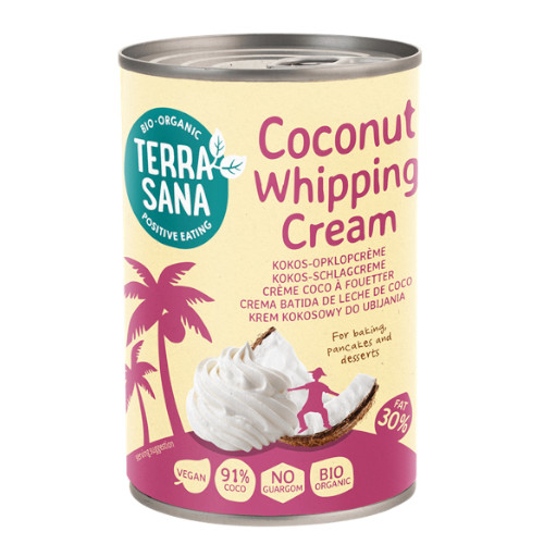 Terrasana Crème BIO COCO à Fouetter 400ml كريمة للخفق