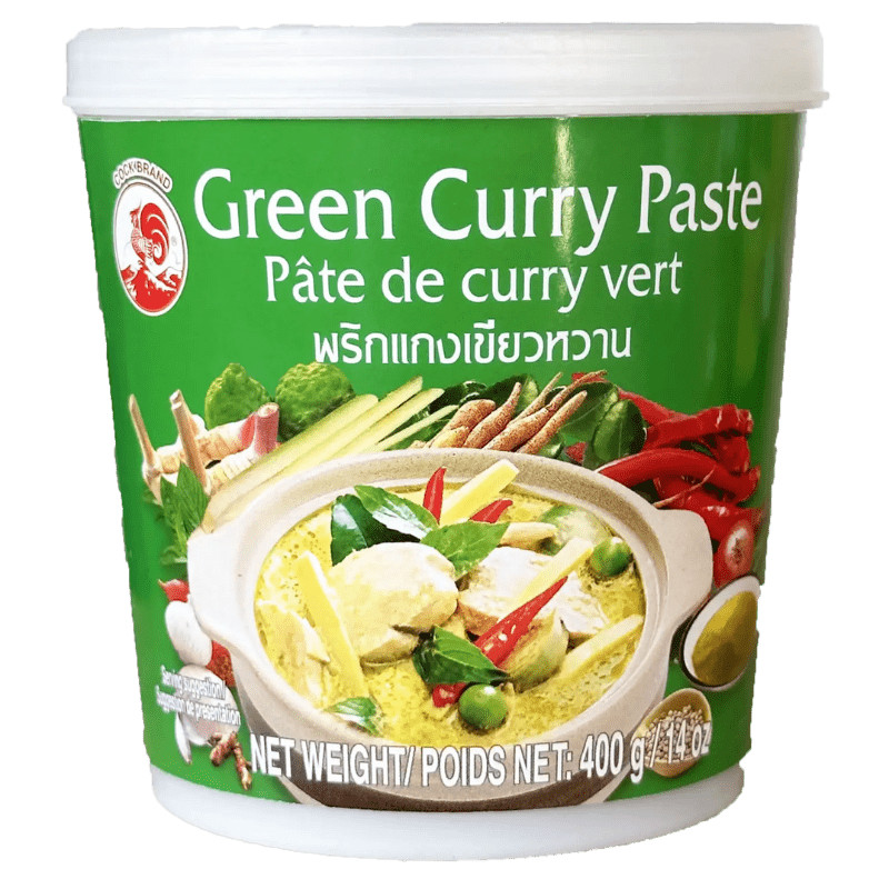 Cock Brand Green Curry Paste 400g معجون كاري أخضر