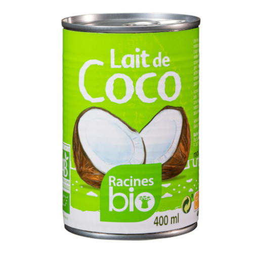 Racines Bio Lait de Coco 400ml حليب جوز الهند راسين بيو