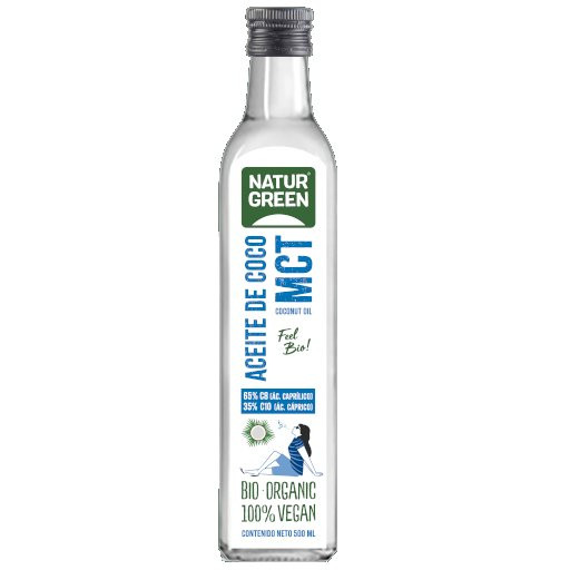 NaturGreen Huile de Coco MCT 500ml زيت جوز الهند إم سي تي