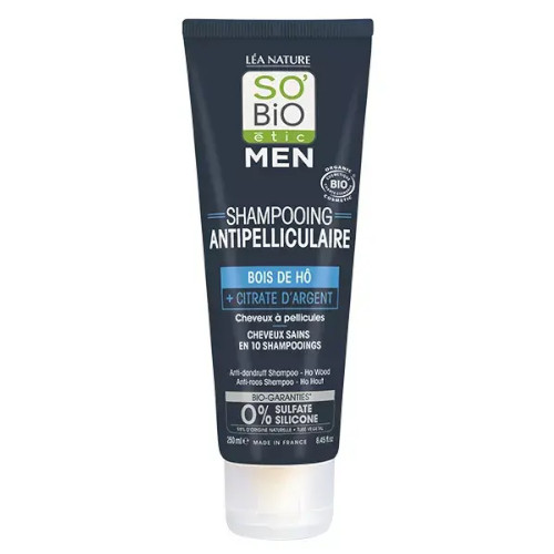SO BIO Etic Men Shampoing Antipelliculaire Bois de Ho 250ML سو بيو اتيك مين شامبوان انتيبيليكولير