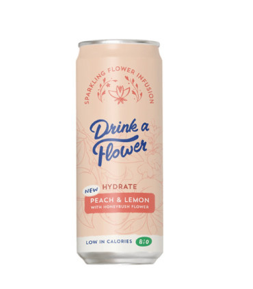 Drink a flower limonade botanique pêche citron 250ml مشروب نباتي خوخ ليمون