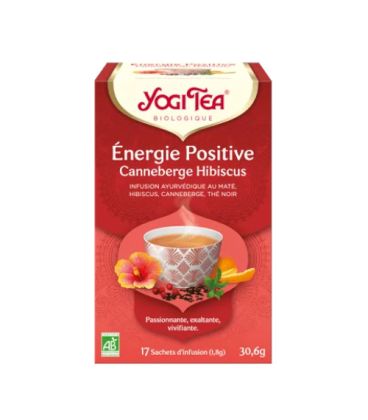 Yogi Énergie Positive Cranberries Hibiscus 17*2g يوغي طاقة إيجابية توت بري