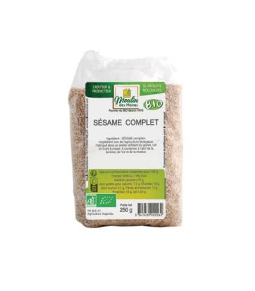 sesame complet moulin des moines 250g سمسم كامل