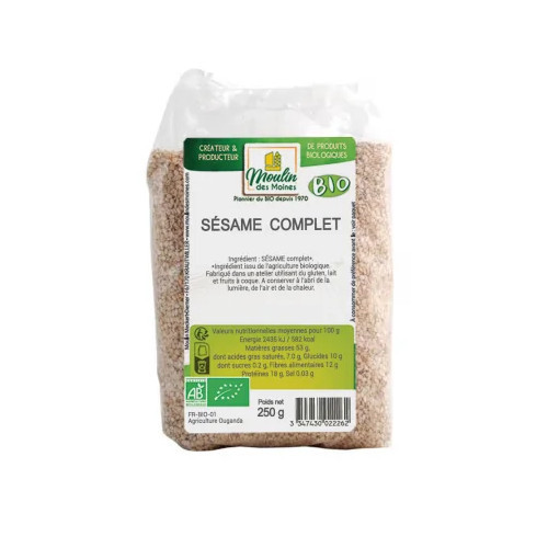 Sésame Bio complet moulin des moines 250g سمسم كامل