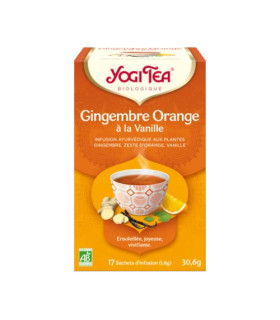 Yogi Tea Gingembre Orange Vanille 17*2g يوغي زنجبيل برتقال فانيليا