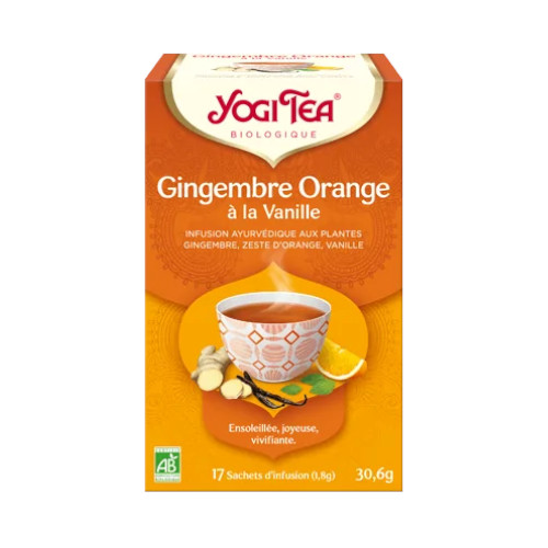 Yogi Tea BIO Gingembre Orange Vanille 17*2g يوغي زنجبيل برتقال فانيليا