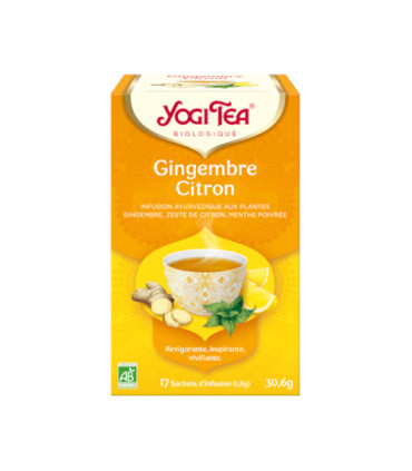Yogi Tea Gingembre Citron 17*2g يوغي زنجبيل ليمون
