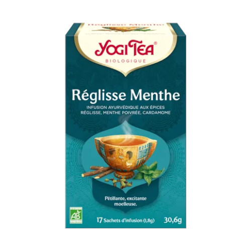 Yogi Tea Reglisse Menthe 17*2G يوجي ريغليس منت