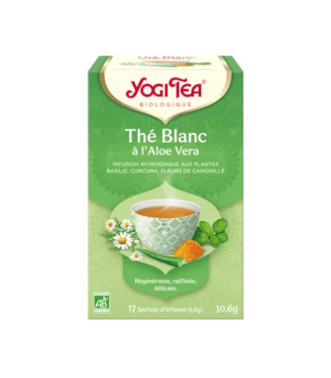 Yogi Tea Blanc Aloe Vera 17*2G يوجي تيه ألو فيرا