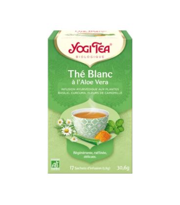 Yogi Tea Blanc Aloe Vera 17*2G يوجي تيه ألو فيرا
