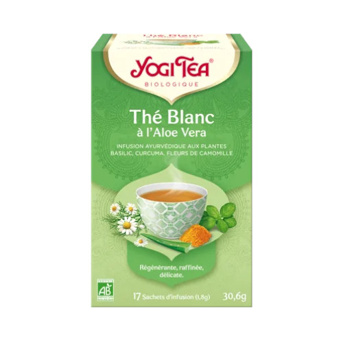 Yogi Tea Blanc Aloe Vera 17*2G يوجي تيه ألو فيرا