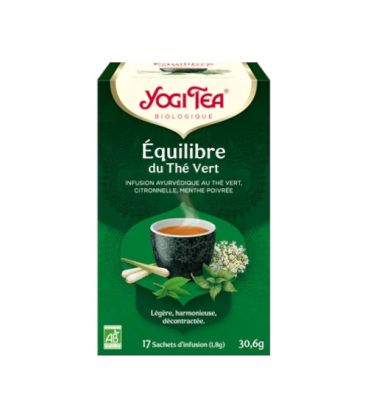 Yogi Tea Equilibre du Thé Vert 17*2G يوجي إكليبر دو تيه فير