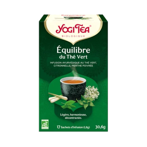 Yogi Tea Equilibre du Thé Vert 17*2G يوجي إكليبر دو تيه فير