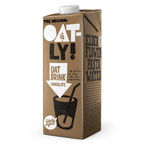 Oatly lait d'Avoine chocolat 1l مشروب الشوفان اوتلي بالشوكولاتة