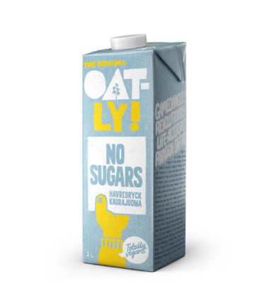 Oatly Boisson Avoine Sans Sucre 1L شوفاى شراب الشوفان بدون سكر