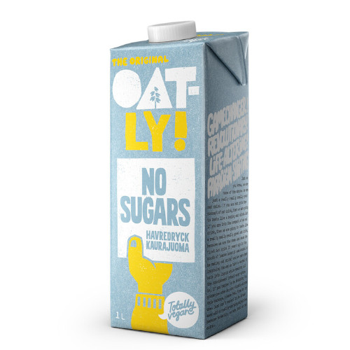 Oatly lait d'Avoine Sans Sucre 1L شوفاى شراب الشوفان بدون سكر