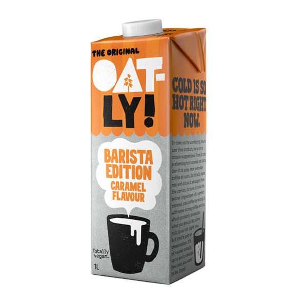 Oatly Barista Caramel 1L مشروب الشوفان اوتلي بارستا بالكراميل