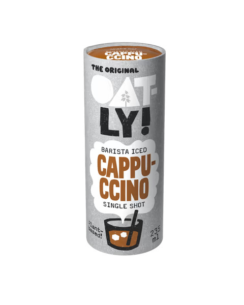 Oatly lait d'avoine Barista Cappuccino Glace 235ML مشروب الشوفان اوتلي كابتشينو مثلج