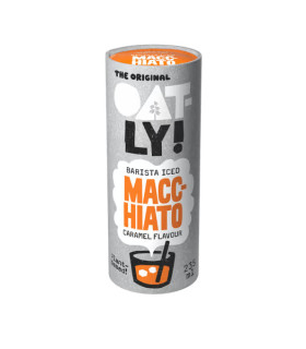 Oatly Barista Macchiato Caramel Glace 235ML شوفاى بارستا ماكياتو كاراميل مثلج