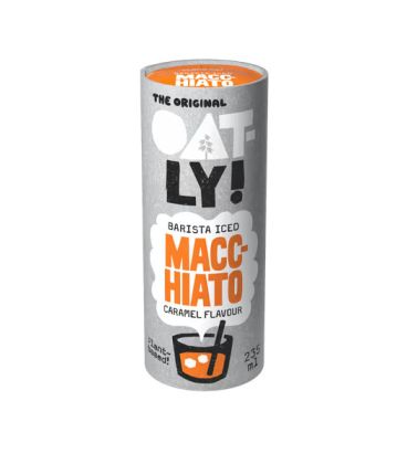 Oatly Barista Macchiato Caramel Glace 235ML شوفاى بارستا ماكياتو كاراميل مثلج