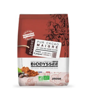 Biodyssee Cacao Maigre 10-12% 250G بيوديسي كاكاو قليل الدسم
