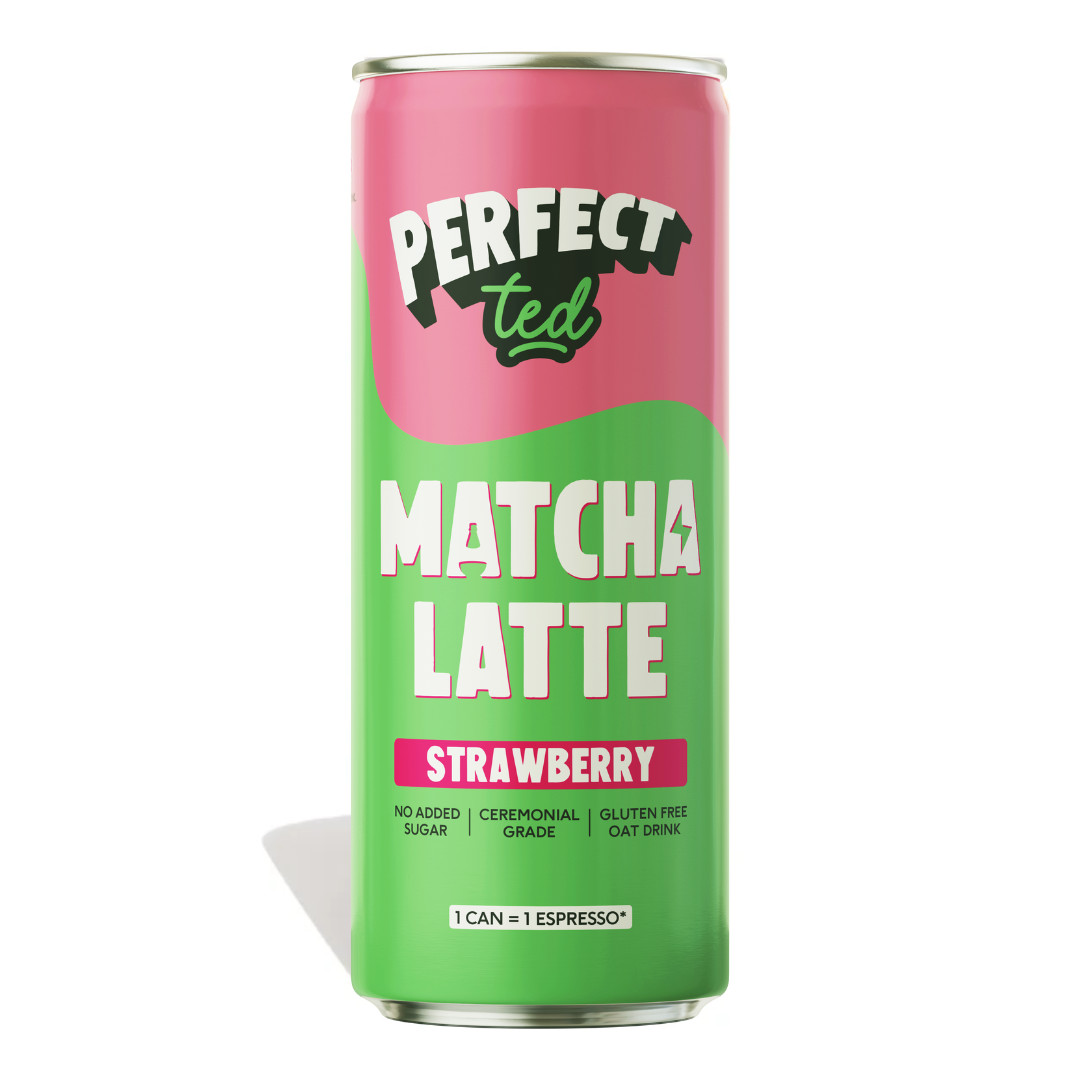 Perfect Ted Boisson Matcha Latte Fraise 250ML بيرفيكت تيد مشروب لاتيه ماتشا فراولة