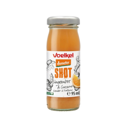 Voelkel Shot Curcuma Gingembre 95ML فولكل شوت كركم زنجبيل