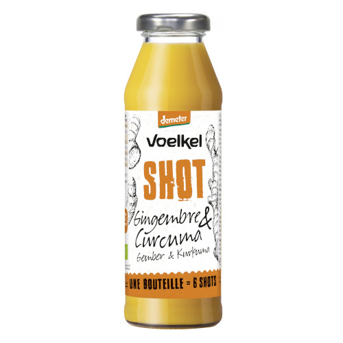 Voelkel Shot Curcuma Gingembre 280ML فولكل شوت كركم زنجبيل