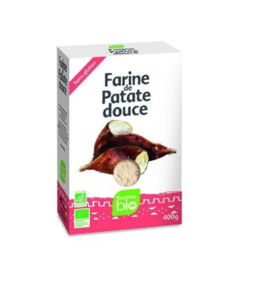 Racines Bio farine de patate douce sans gluten 400g طحين البطاطا الحلوة راسينز بيو بدون غلوتين