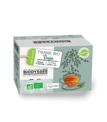 Biodyssée Infusion thym 20 1.5g شاي الأعشاب بيو ديسيه زعتر