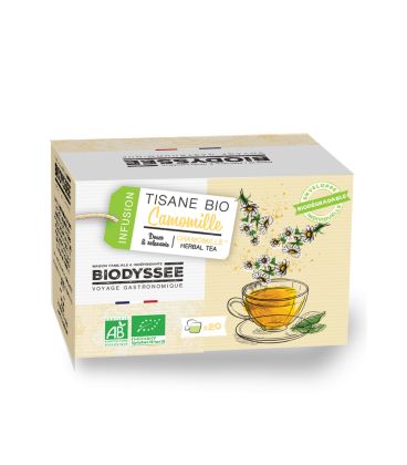 Biodyssee Infusion camomille 20*1.5g شاي الأعشاب بيو ديسيه بابونج