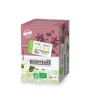 Biodyssee Thé vert jasmin oriental 20*1.75g شاي أخضر ياسمين شرقي بيو ديسيه