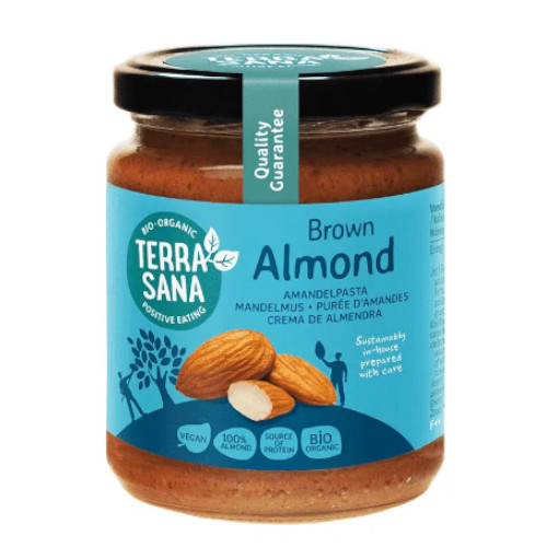 Terrasana Purée BIO d'Amande Complète 250g معجون اللوز الكامل تيراسانا