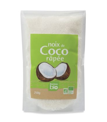 Racines Bio Noix de coco râpée 250g راكين بيو جوز الهند المبشور