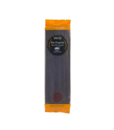 YAKSO Nouilles de Riz Noir Sans Gluten 220g  نودلز أرز أسود بدون غلوتين يكسو