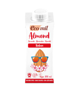 Ecomil Boisson Amande Nature 200ml  مشروب اللوز الطبيعي إيكميل