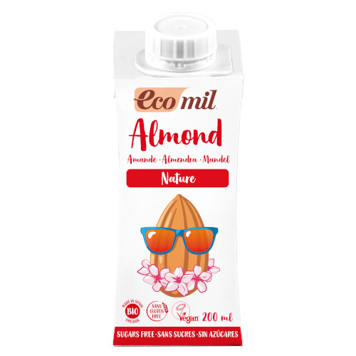 Ecomil Boisson Amande Nature 200ml  مشروب اللوز الطبيعي إيكميل
